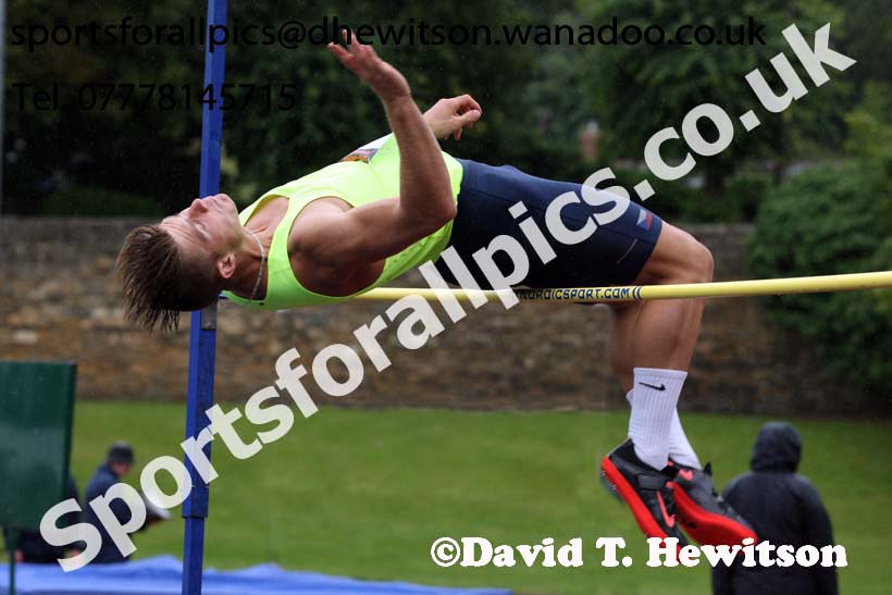 Senior mens high jump, EAP International Combined Events, Hexham Northumberland. Photo: David T. Hewitson/Sports for All Pics